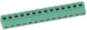 39890-4314, Fixed Terminal Blocks LOW PROFILE 5.00 14 LE 5.00 14 ASY GREEN