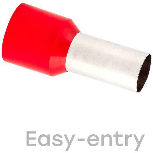 Наконечник штыревой втулочный изол. НШвИ 35.0-16 (уп.50шт) EKF nhvi-35.0-16