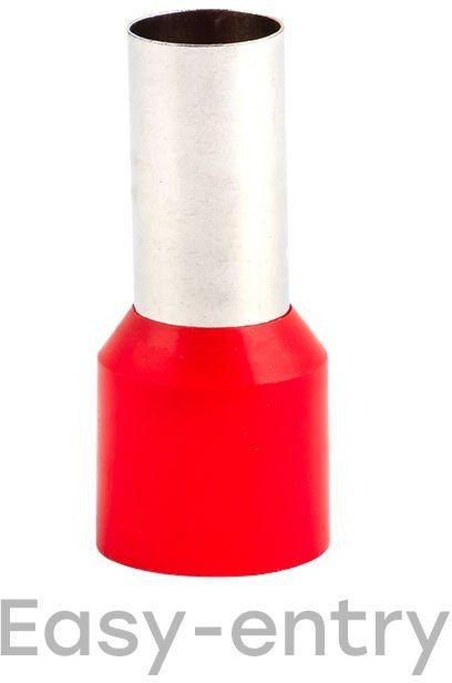 Наконечник штыревой втулочный изол. НШвИ 35.0-16 (уп.50шт) EKF nhvi-35.0-16