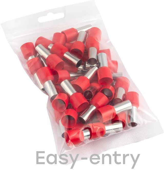 Наконечник штыревой втулочный изол. НШвИ 35.0-16 (уп.50шт) EKF nhvi-35.0-16