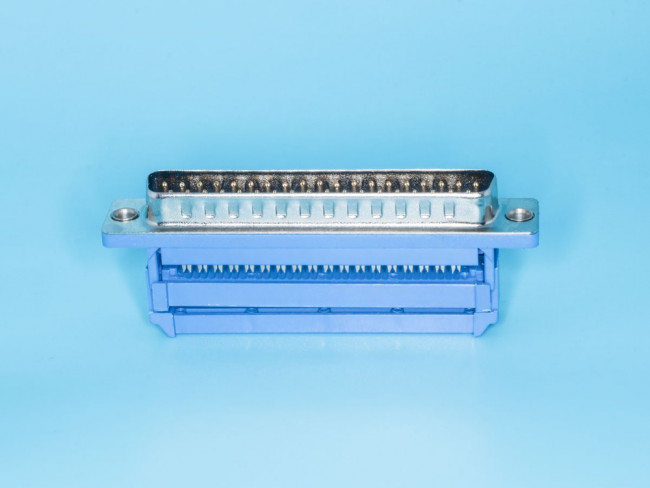 DI-37M, Разъем D-SUB 37 контактов, вилка на плоский кабель, тип 2