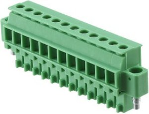 1828443, Pluggable Terminal Blocks 12 Pos 3.81mm pitch Plug 28-16 AWG Screw 1828443, Pluggable Terminal Blocks 12 Pos 3.81mm pitch Plug 28-16 AWG Screw