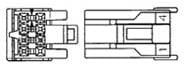 172246-2, Automotive Connectors DLI CONN 8 POS RECEPT 172246-2, Automotive Connectors DLI CONN 8 POS RECEPT