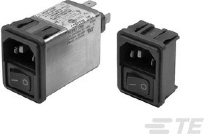 10CFS1, POWER ENTRY MODULE, RECEPTACLE, 10A
