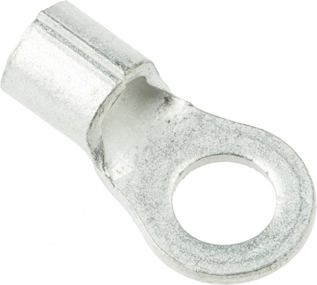 34120, SOLISTRAND Uninsulated Crimp Ring Terminal, M3.5 Stud Size, 1mm² to 2.6mm² Wire Size