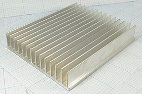 Радиатор охлаждения 200x166x 35, F58, 20, Al, серый, KRA4291/200