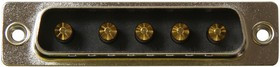 681M5W5103L011, COMBO D-SUB CONN, PLUG, DB-5W5, TH