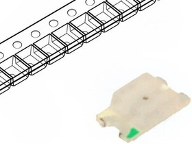 OSO51206C1E, LED; SMD; 1206; orange; 100?120mcd; 3.2x1.6x0.8mm; 120°; 1.8?2.6V OSO51206C1E, LED; SMD; 1206; orange; 100?120mcd; 3.2x1.6x0.8mm; 120°; 1.8?2.6V