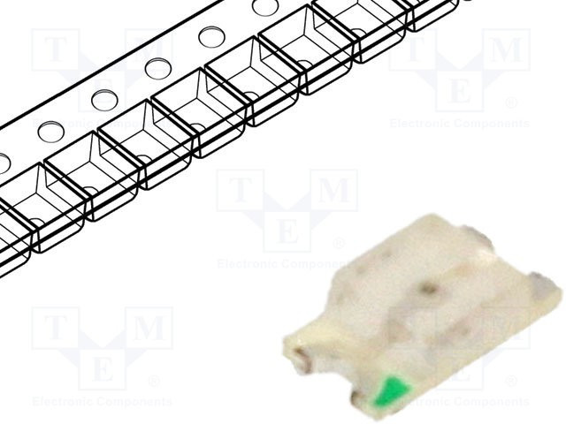 OSO51206C1E, LED; SMD; 1206; orange; 100?120mcd; 3.2x1.6x0.8mm; 120°; 1.8?2.6V OSO51206C1E, LED; SMD; 1206; orange; 100?120mcd; 3.2x1.6x0.8mm; 120°; 1.8?2.6V