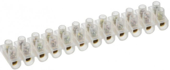 UZV3-003-04, Зажим винтовой ЗВИ-3 1,0-2,5мм2 12пар IEK