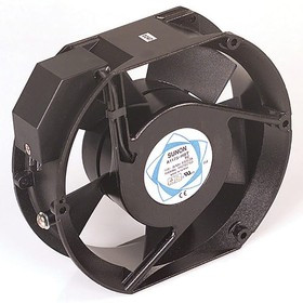 A1175-HBT.T.GN, A1175 Series Axial Fan, 171.5 x 151 x 51mm, 180 cfm, 200 cfm, 39W, 115 V ac A1175-HBT.T.GN, A1175 Series Axial Fan, 171.5 x 151 x 51mm, 180 cfm, 200 cfm, 39W, 115 V ac