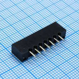 DS1020-07ST1D, гнездо под сверхпл кабель на плату / FB-07 (DS1020-07ST1D)