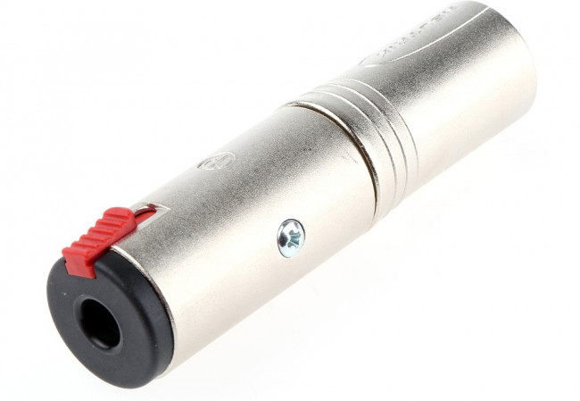 NA3MJ, XLR Connectors 3P M XLR 1/4 STR LCK JACK ADAPT PRE-WIRED
