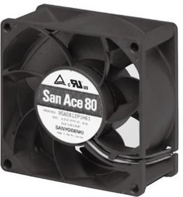 9GA0848P1S61, DC Fans Axial Fan, 80x80x38mm, 48VDC, High Performance, Low Power, Tach/PWM Closed Loop 9GA0848P1S61, DC Fans Axial Fan, 80x80x38mm, 48VDC, High Performance, Low Power, Tach/PWM Closed Loop