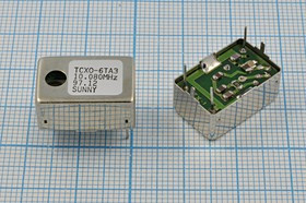 Термокомпенсированный кварцевый генератор 10.080МГц, 5В, SIN, 2ppm/-10~+60C; гк 10080 \TCXO\18x12x8\