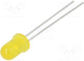 SSL-LX5093YD, Standard LEDs - Through Hole Yellow, 588nm Diffused