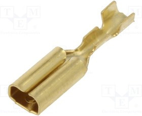 3762A.60, Наконечник: плоская, 2,8мм, 0,8мм, "мама", 0,14-0,3мм2, обжим