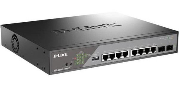 D-Link DSS-200G-10MPP/A1A, Сетевой коммутатор