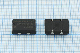 Кварцевый генератор 32.768МГц 5В/TTL в корпусе SMD 14x9.8мм, гк 32768 \\SMD14098P4\TTL\ 5В\SG-615PTJ