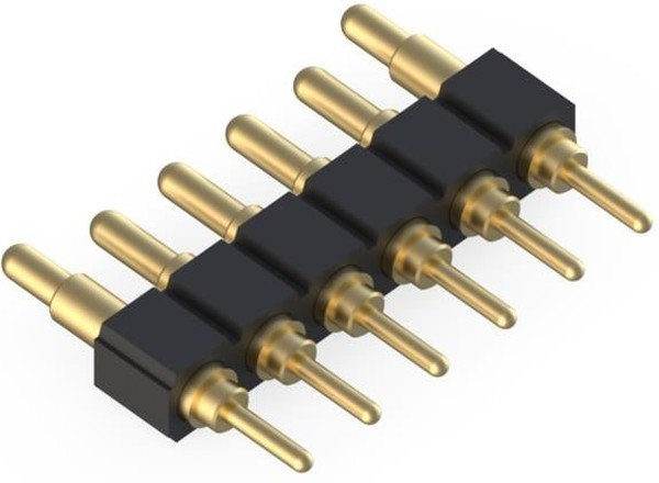 825-22-006-10-020101, SPRING LOADED CONNECTOR, HEADER, 6POS