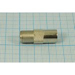 Штекер TV-Гнездо F, металл