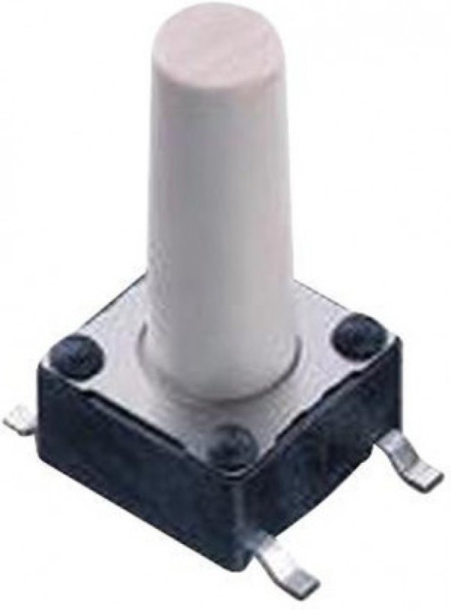 430182095816, Black Tactile Switch, SPST 50 mA @ 12 V dc 6.1mm Surface Mount 430182095816, Black Tactile Switch, SPST 50 mA @ 12 V dc 6.1mm Surface Mount