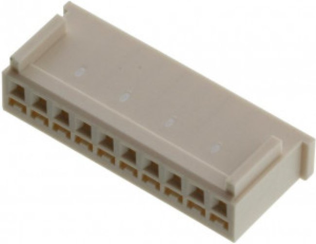 51191-1000, Корпус разъема, Mini-Latch 51191, Гнездо, 10 вывод(-ов), 2.5 мм