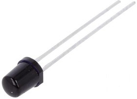 SFH 4557, ИК-передатчик, 5мм, 860нм, черная, 55мВт, 30°, THT, 100мА, 1,5-2,4В