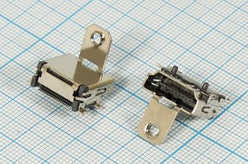 № 2652 гн HDMI\19C4C\плат SMD\угл 1отв\HDMI7004