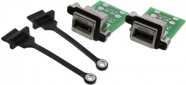 MUSBAA1135, USB Connectors Rugged USB-A on PCB