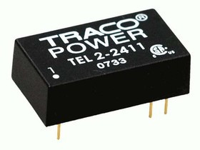 TEL 2-2412, DC/DC преобразователь, 2Вт, вход 18-36В, выход 12В/165мA TEL 2-2412, DC/DC преобразователь, 2Вт, вход 18-36В, выход 12В/165мA