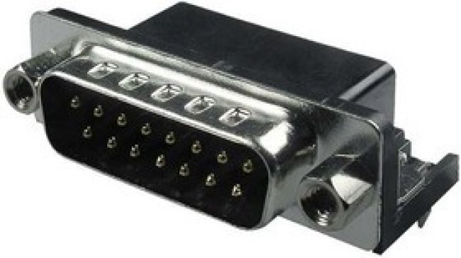 DRB-15MB (DS1037-01-15M), Вилка 15 pin на плату 9.4мм