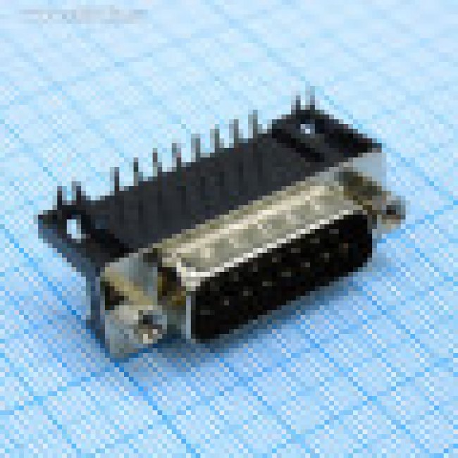DRB-15MB (DS1037-01-15M), Вилка 15 pin на плату 9.4мм