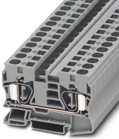 ST 10 BU, Клеммная колодка на DIN рейку, 2 вывод(-ов), 24 AWG, 6 AWG, 16 мм², Зажим, 65 А