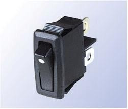 R13-243A-02-BB, Rocker Switches SPST OFF-ON BLACK R13-243A-02-BB, Rocker Switches SPST OFF-ON BLACK