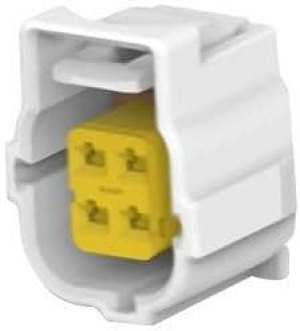 184400-1, Conn Housing PL 4 POS Crimp ST Cable Mount Natural 184400-1, Conn Housing PL 4 POS Crimp ST Cable Mount Natural