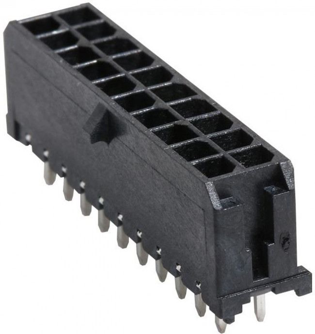 43045-2028, Headers &amp; Wire Housings MicroFit 3.0 V TH Hdr DR 15Au 20Ckt