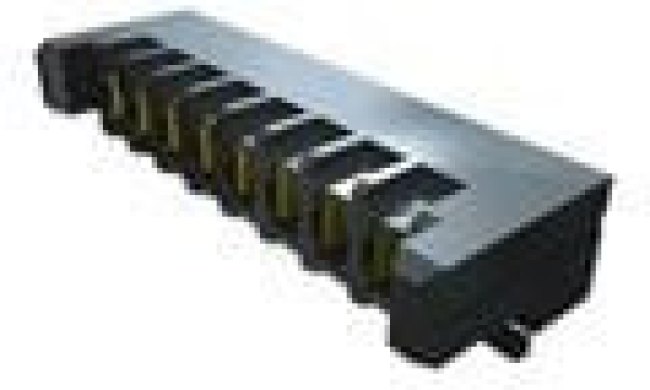 UPS-08-01-01-L-RA, Power to the Board .150" PowerStrip/20 A Dual Blade Power Socket Strip