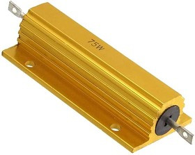 RX24 75W 5% 150R, Мощный постоянный резистор , алюминиевый корпус