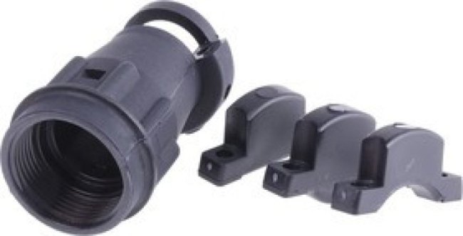 TNA14CC-SR00L / 192900-0286, TNASize 14 Straight Circular Connector Backshell With Strain Relief, For Use With Neptune Circular TNA14CC-SR00L / 192900-0286, TNASize 14 Straight Circular Connector Backshell With Strain Relief, For Use With Neptune Circular