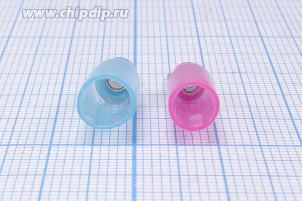 2510475F, Разъем плоский 4.8x0.5мм изолированный в красной термоусаживаемой манжете; №15933R клемма штек 4,8x0,5\\0,5~1,5S\Cu луж\обж+t-усад