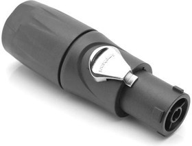 HPT-3-FJ, Вилка, питания AC, "мама", PIN: 3, на провод, 16А, 250В, термопласт