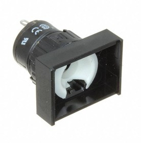 31-040.005, Industrial Panel Mount Indicators / Switch Indicators IND REC BLK SLDR