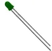 SSL-LX3044GT, Standard LEDs - Through Hole 3MM SHORT LENS GREEN