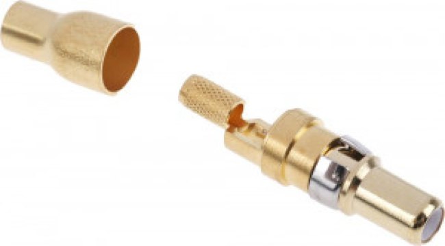 Male Solder D-Sub Connector Coaxial Contact, Gold over Nickel Coaxial Male Solder D-Sub Connector Coaxial Contact, Gold over Nickel Coaxial