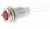 M.5030R, Индикат.лампа: LED, выпуклый, Отв: d8мм, на печатную плату, латунь