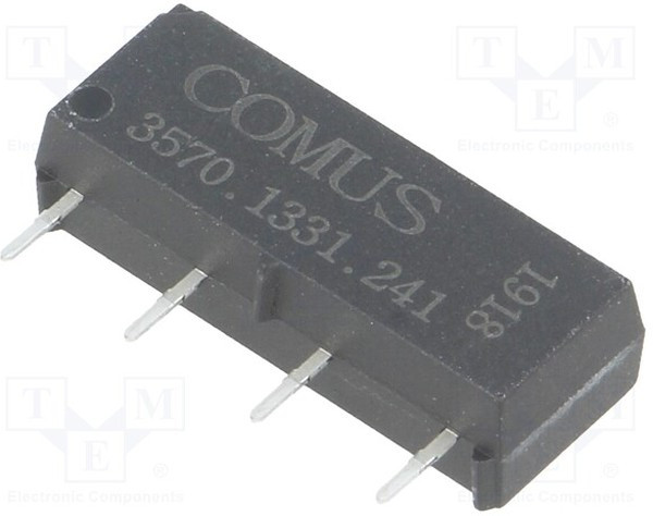 3570.1331.241, Реле: герконовое, SPST-NO, Uобмотки: 24ВDC, 500мА, макс.150ВDC, 10Вт 3570.1331.241, Реле: герконовое, SPST-NO, Uобмотки: 24ВDC, 500мА, макс.150ВDC, 10Вт