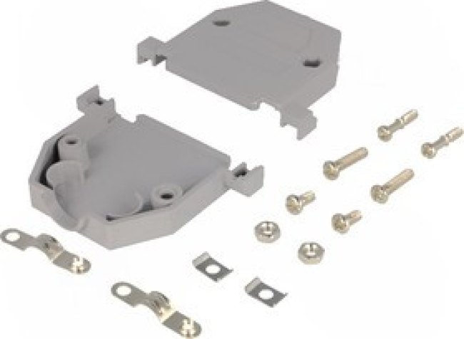 DS1045-25AP1S1, Корпус для разъемов D-Sub, D-Sub HD 44pin,D-sub 25pin, прямой