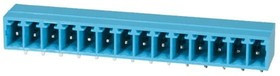 TBP02R1-381-14BE, Pluggable Terminal Blocks Terminal block, pluggable, 3.81, receptical, 14 pole, blue
