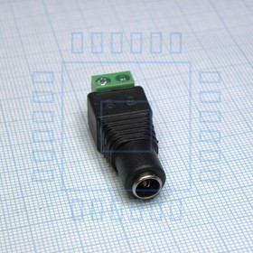 гнездо 5.5*2.1 без пайки (клеммник)